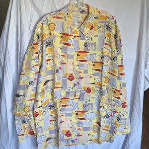 Men’s Vintage Long Sleeve Button Down
